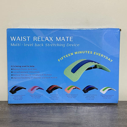 Multi Level Lower Back Stretching Waist Relax Mate Black Fitness Stretch Tool