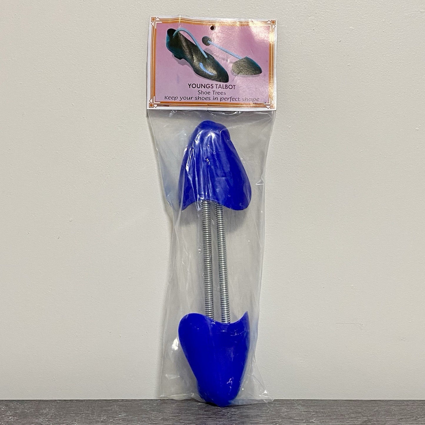 Shoe Tree Trees 11” Pair Trainer Shoes Shaper Crease Stretcher Colour Blue / Red