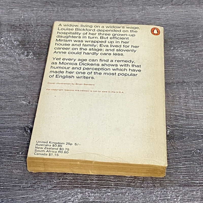 The Winds of Heaven Monica Dickens Penguin Books Vintage Book Rare Print