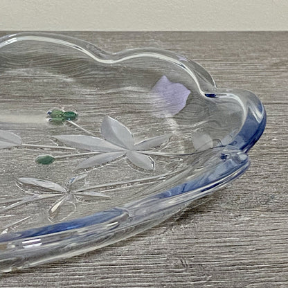 Vintage Mikasa Garden Terrace Oval Platter Serving Plate Floral Art Deco Rare