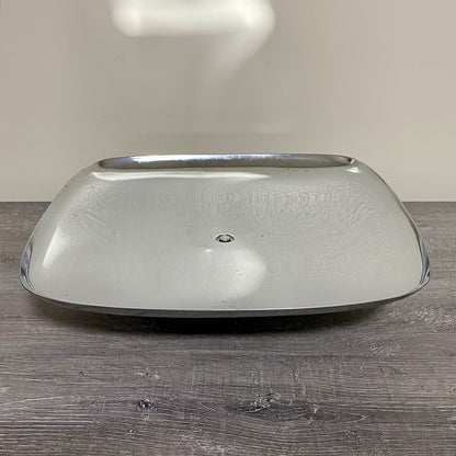 Vintage Milbern Creations 13” Square Chrome Spinning Cake Appetizer Serving Tray