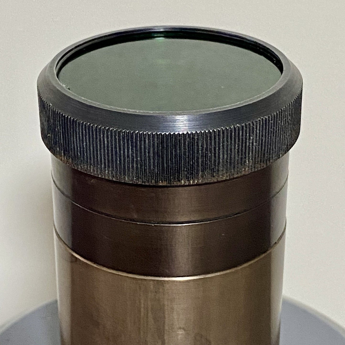 Vintage Large Heavy Duty Round Projector Lens & Cap 3d/V50 Sold As Seen Rare