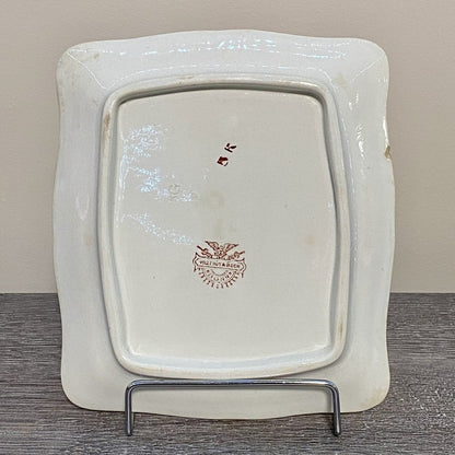 Vintage Villeroy & Boch Rectangular Butter Cheese Dish With Lid Art Deco Rare