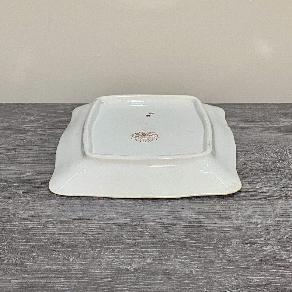 Vintage Villeroy & Boch Rectangular Butter Cheese Dish With Lid Art Deco Rare