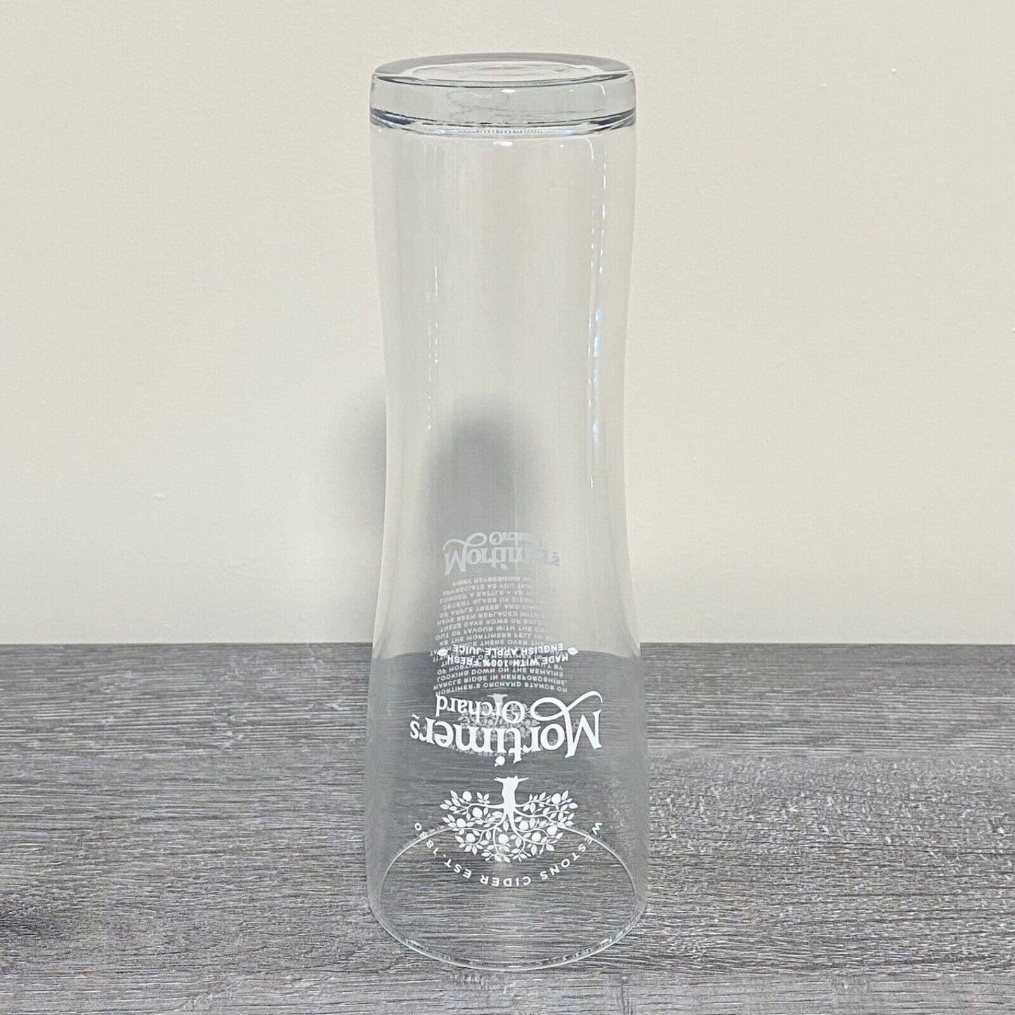Mortimers Orchard Pint Glass Bar Pub Glasses Brand New - Choose Your Qty