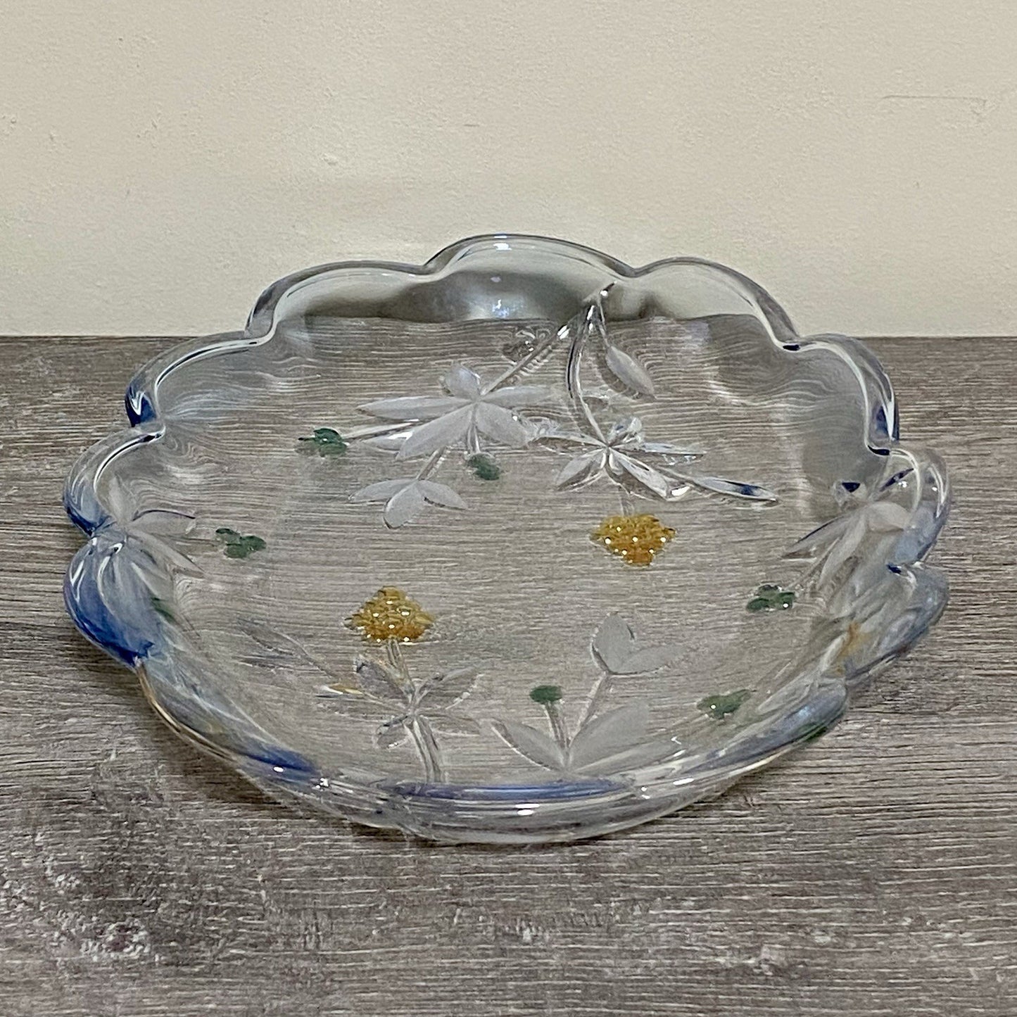 Vintage Mikasa Garden Terrace Oval Platter Serving Plate Floral Art Deco Rare