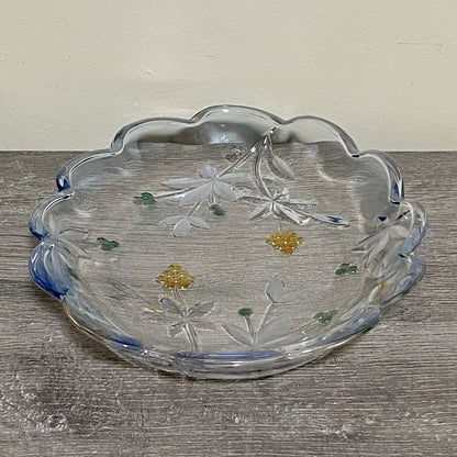 Vintage Mikasa Garden Terrace Oval Platter Serving Plate Floral Art Deco Rare