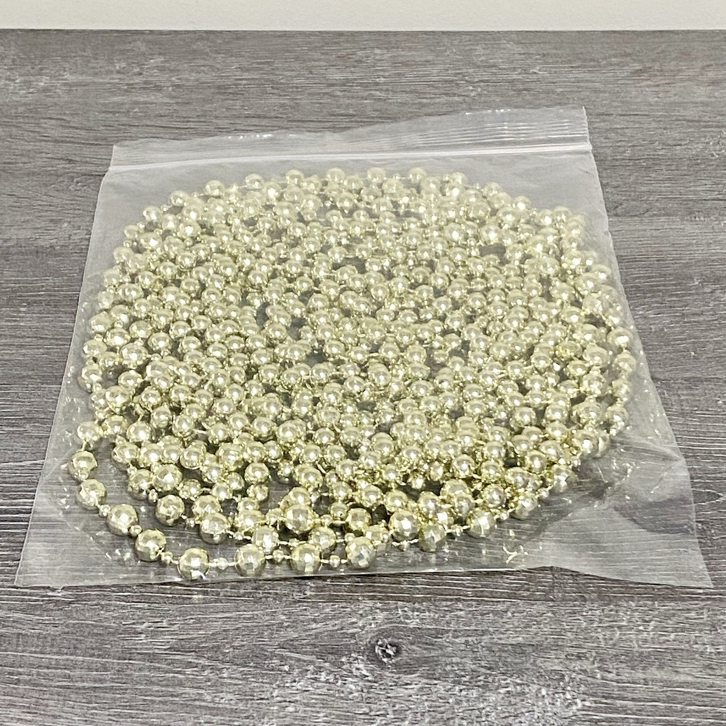 Christmas Tree Gold Shiny Beads Balls Long Length 2 Styles Xmas Decorations