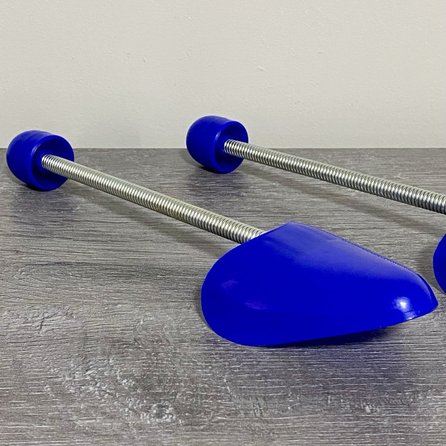 Shoe Tree Trees 11” Pair Trainer Shoes Shaper Crease Stretcher Colour Blue / Red