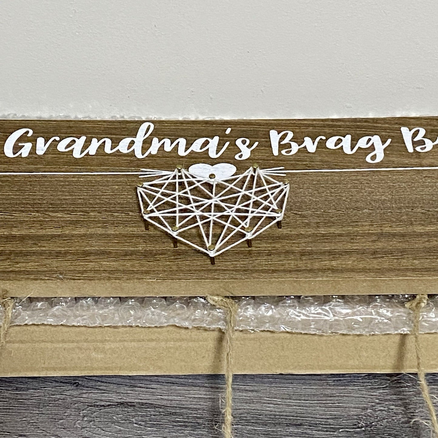 Great Grandma’s Brag Photo Board For Pictures Hanging Display Frame Mothers Gift