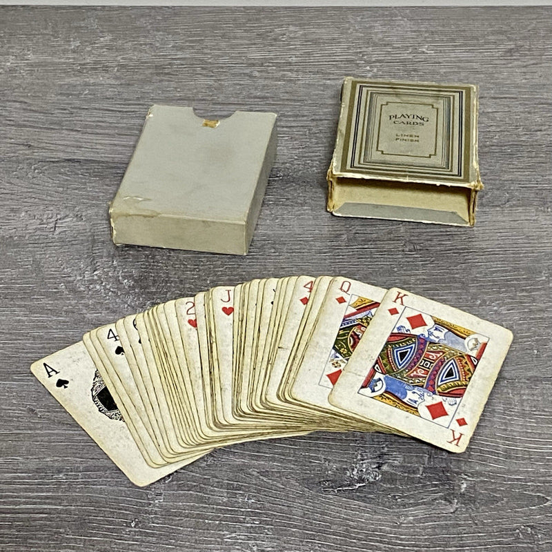 Vintage Will's Cigarettes Barrabel Back Nell Gwyn Linen Finish Playing Cards Set
