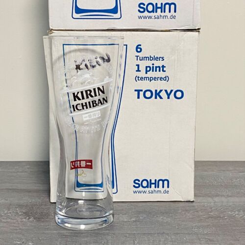 Kirin Ichiban Tokyo Beer Pint Glass Bar Pub Glasses Brand New - Choose Your Qty