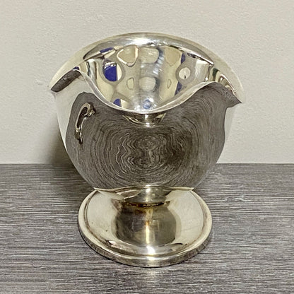 Vintage Silverplate Gravy Sauce Boat Retro Art Silver Plate Broken Handle Spares