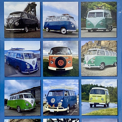 2024 Camper Vans Calendar Hippie Van Volkswagen Wall Hanging Art Deco Prints