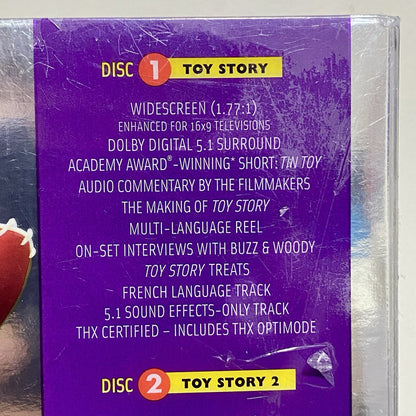 Toy Story / Toy Story 2 Ultimate Toy Box 2000 DVD 3 Disc Set Brand New & Sealed