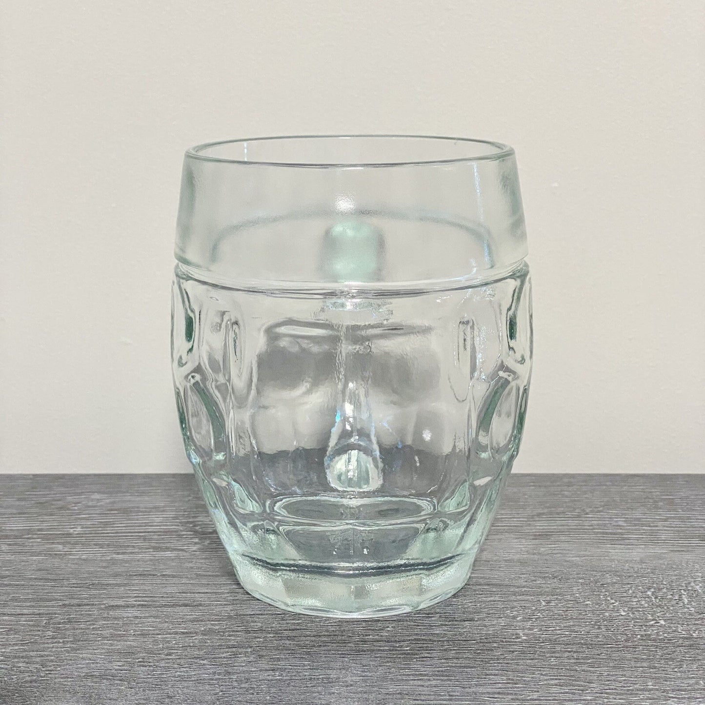 Traditional Dimple Pint Heavy Lager Beer Pub Mug Glass & Handle SB Austria Rare