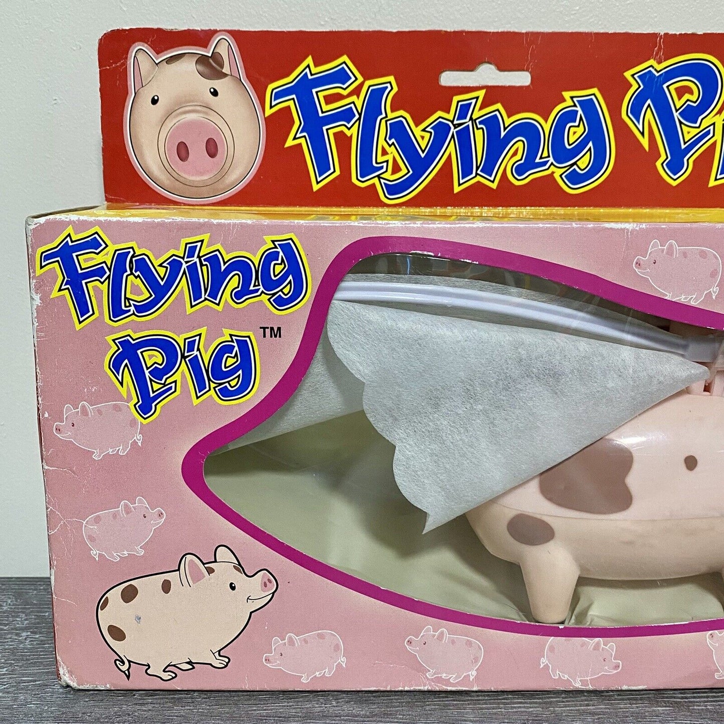 Vintage Flying Pig The Original Battery Operated Wings Mobile Boxed Rare BNIB