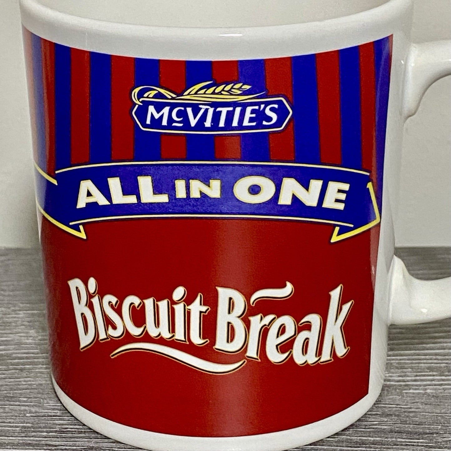 Vintage Mcvities All In One Biscuit Break Coffee Mug Tea Cup Made In England New