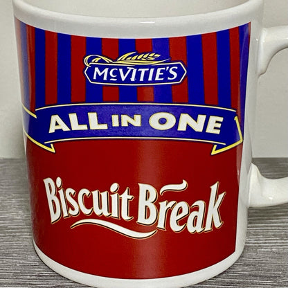 Vintage Mcvities All In One Biscuit Break Coffee Mug Tea Cup Made In England New