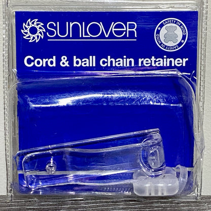 Sunlover Cord & Ball Chain Retainer Universal Safety Kit Set SBCCRK.ND Boxed