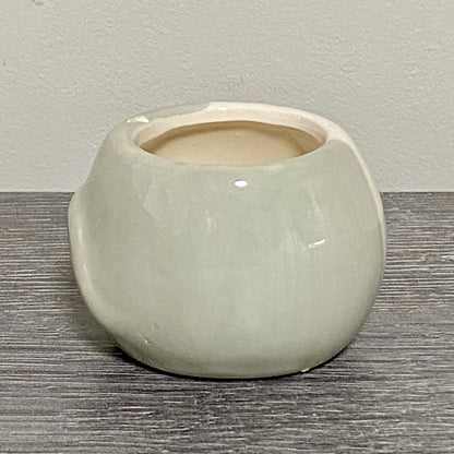 Small Round Ceramic Pot Dish With Hearts Heart Plant Pot Planter Bud Vase Holder