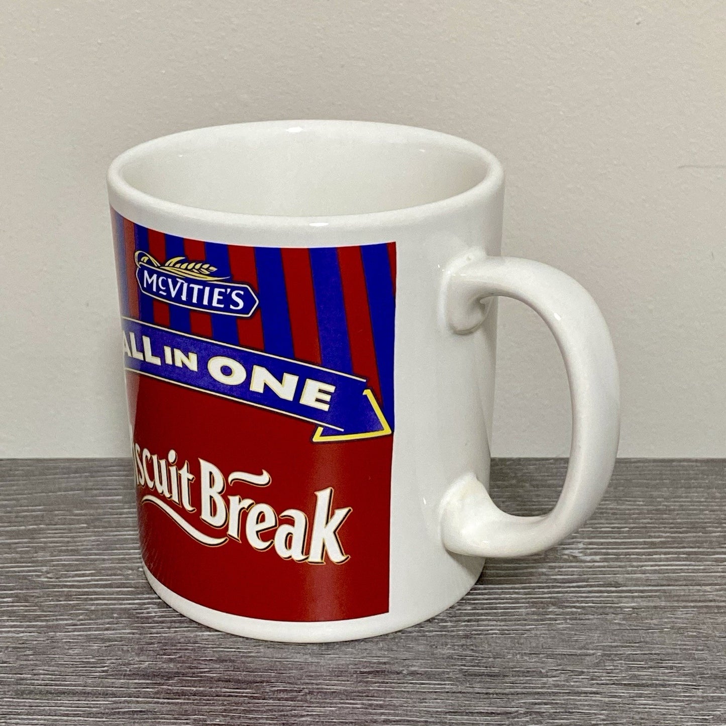Vintage Mcvities All In One Biscuit Break Coffee Mug Tea Cup Made In England New