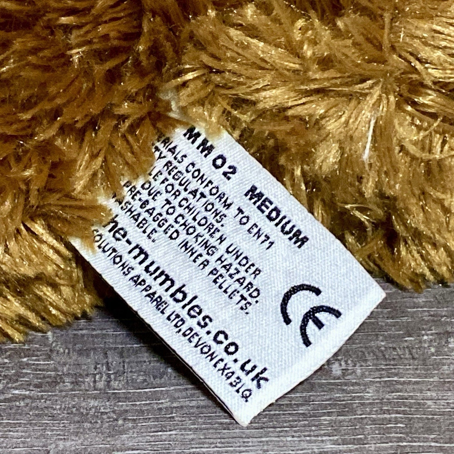 Vintage The Mumbles Monty Soft Teddy Bear Collectible Plush MM02 With Tags Rare