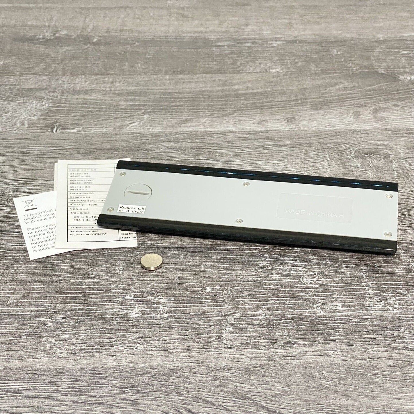 Calculator 6” Ruler Combo All In 1 Battery Powered Boxed School Work Stationary