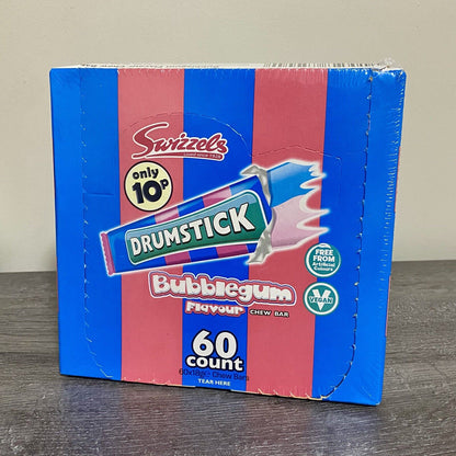 Swizzels Drumstick Bubblegum Flavour Chew Bar 60 Count Sealed Box Discontinued
