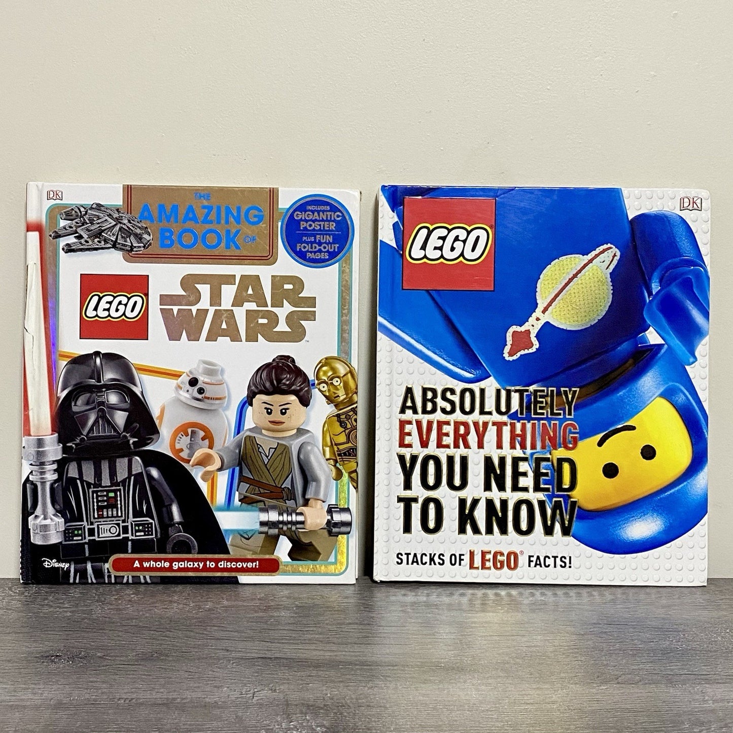 Lego Absolutely Everything You Need to Know & Star Wars DK Hardback Book Bundle