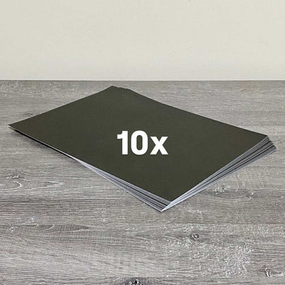 A4 Black & White Double Sided Colour Luxury Card Stock 450 GSM - Choose Your Qty