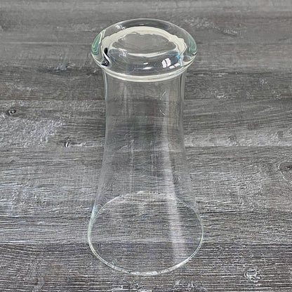 Single Beer Juice 6.5” Drinking Glass Flared V Shape Unmarked