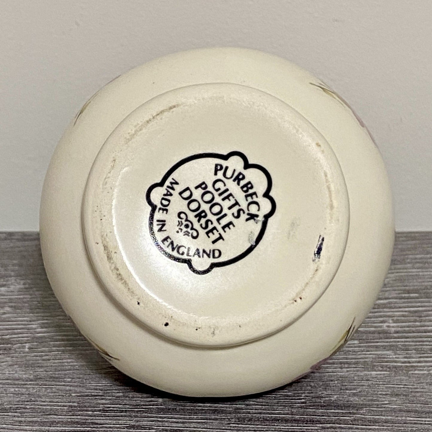 Vintage Floral Vase Tea Light Candle Holder Purbeck Gifts Poole Dorset England