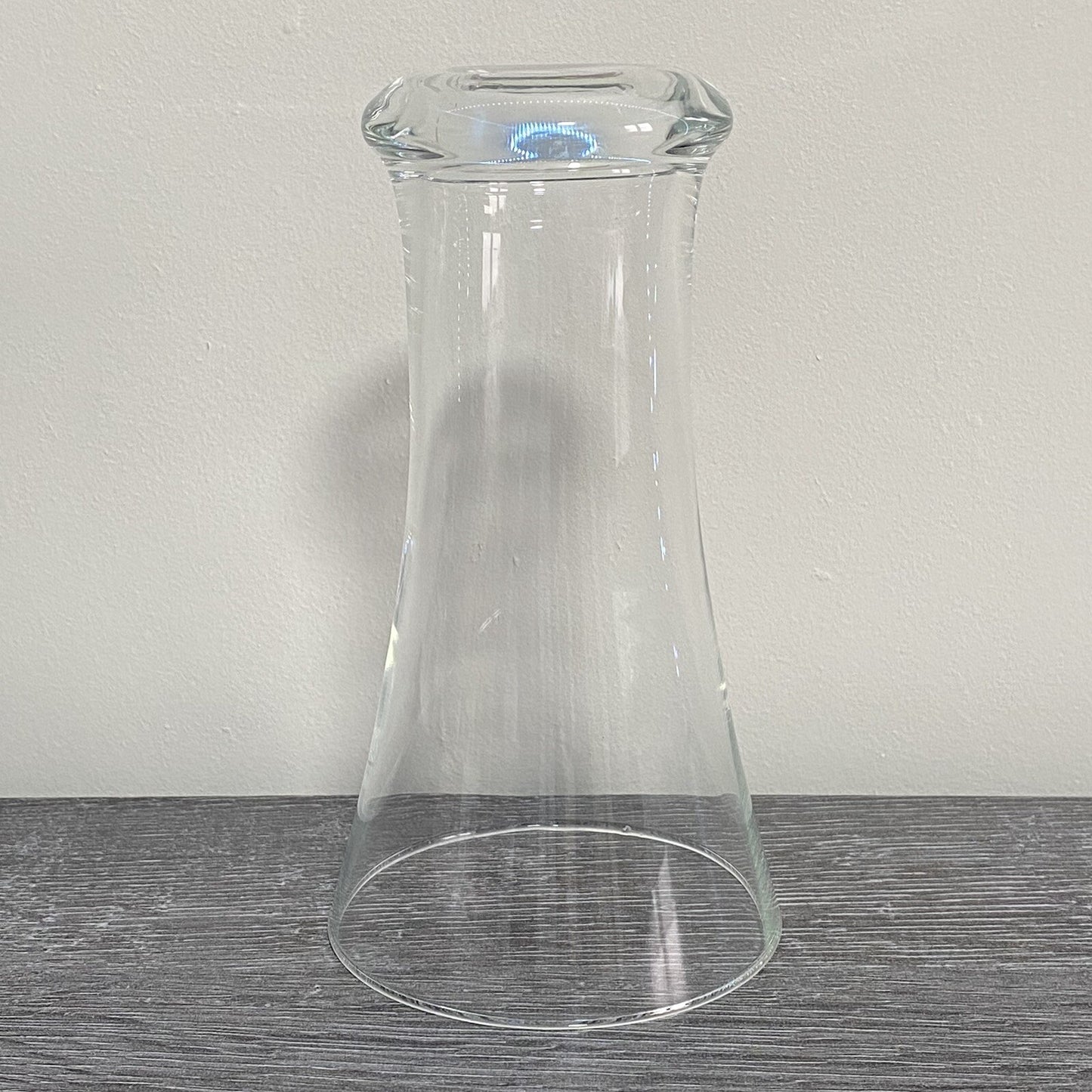 Single Beer Juice 6.5” Drinking Glass Flared V Shape Unmarked