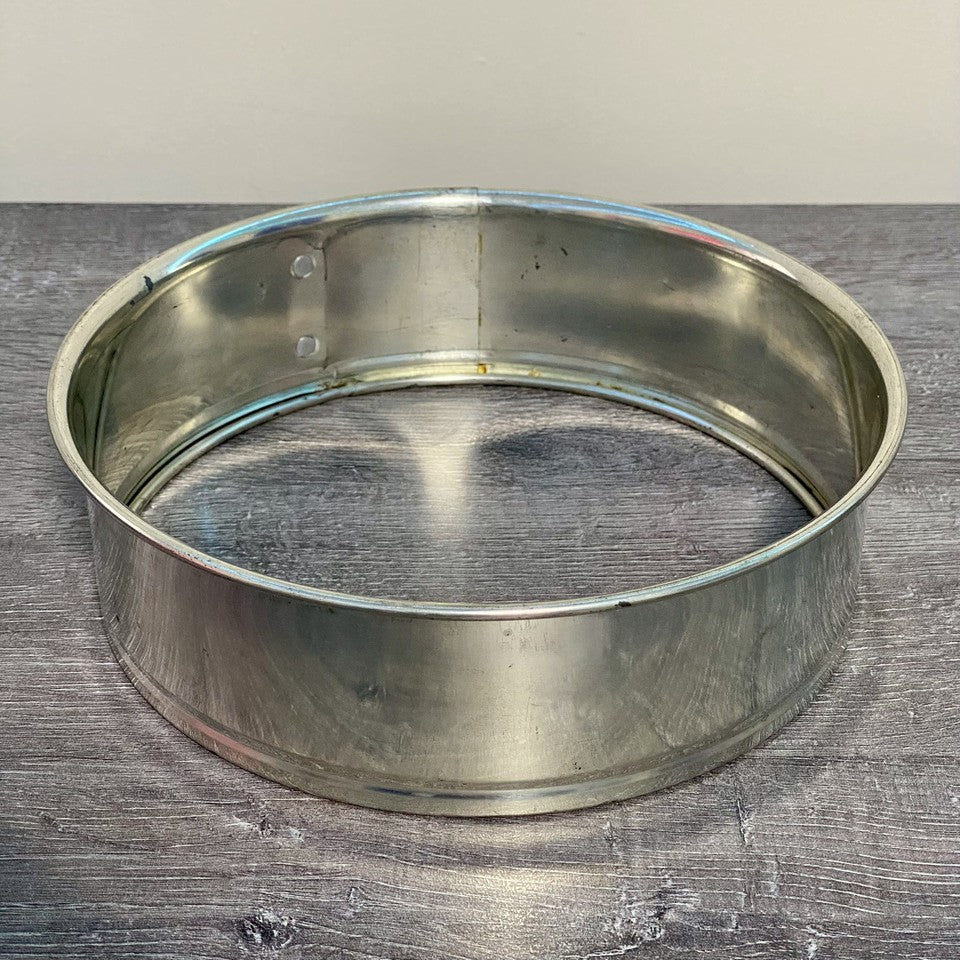 Cake Tin Spring Form Release Uncoated 8 1/2” Ring Only No Removable Base Germany