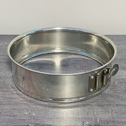 Cake Tin Spring Form Release Uncoated 8 1/2” Ring Only No Removable Base Germany