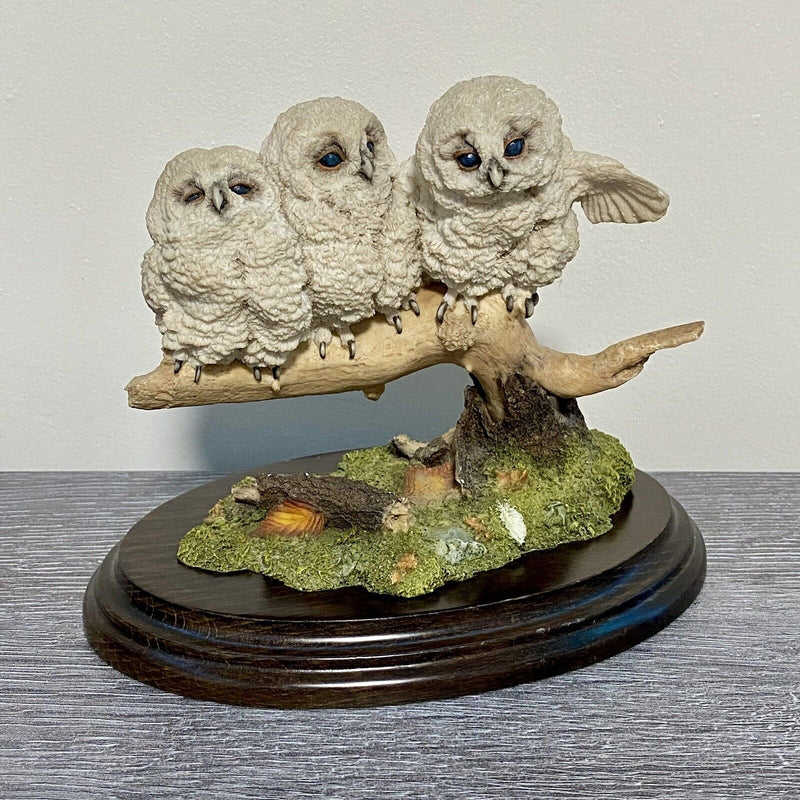 Country Artists Baby Owlets Owls CA 536 Stratford Upon Avon Handmade Ornament
