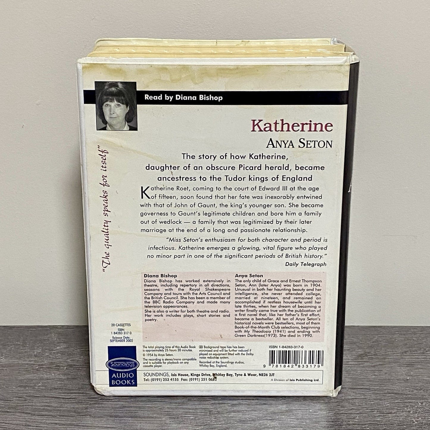 Katherine Anya Seton Cassette Audio Book Books Complete Story Soundings Set Rare