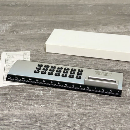 Calculator 6” Ruler Combo All In 1 Battery Powered Boxed School Work Stationary