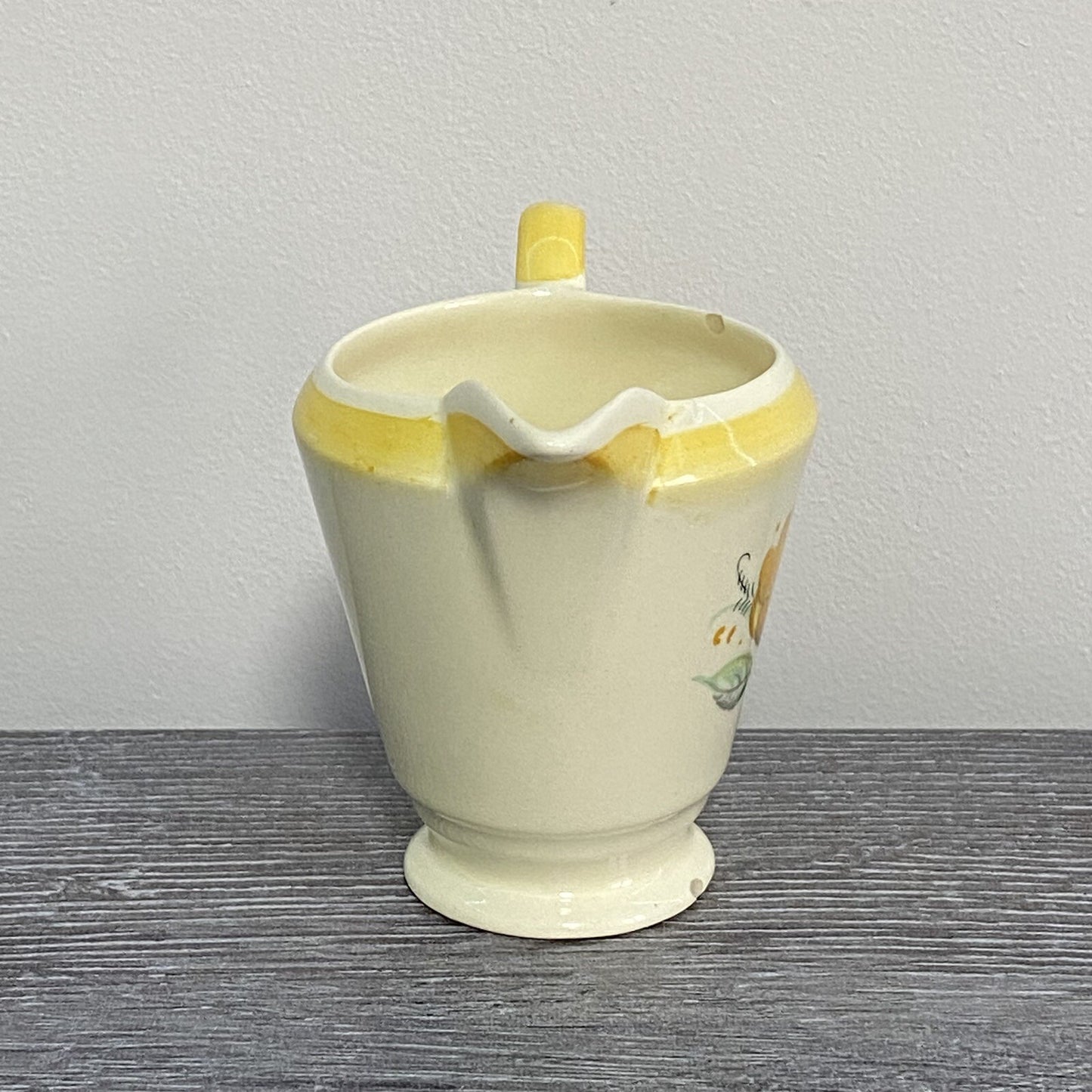 Vintage Newhall England Pottery Jug Fortuna Shape Art Deco Floral Hand Painted