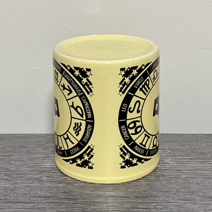 Vintage Astrological Zodiac Coffee Mug 1970s Retro Tea Cup Made In England Rare