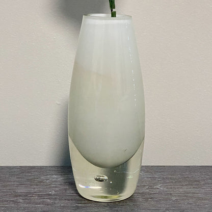 Small Artificial Rose Flower In Small Round Glass Vase All In One Decorative