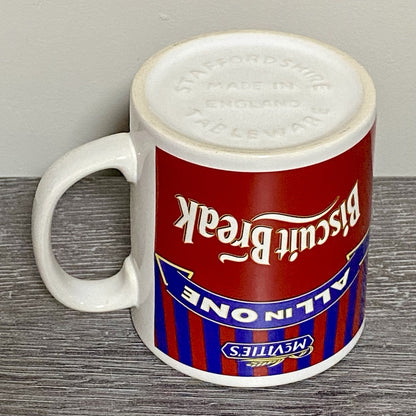 Vintage Mcvities All In One Biscuit Break Coffee Mug Tea Cup Made In England New