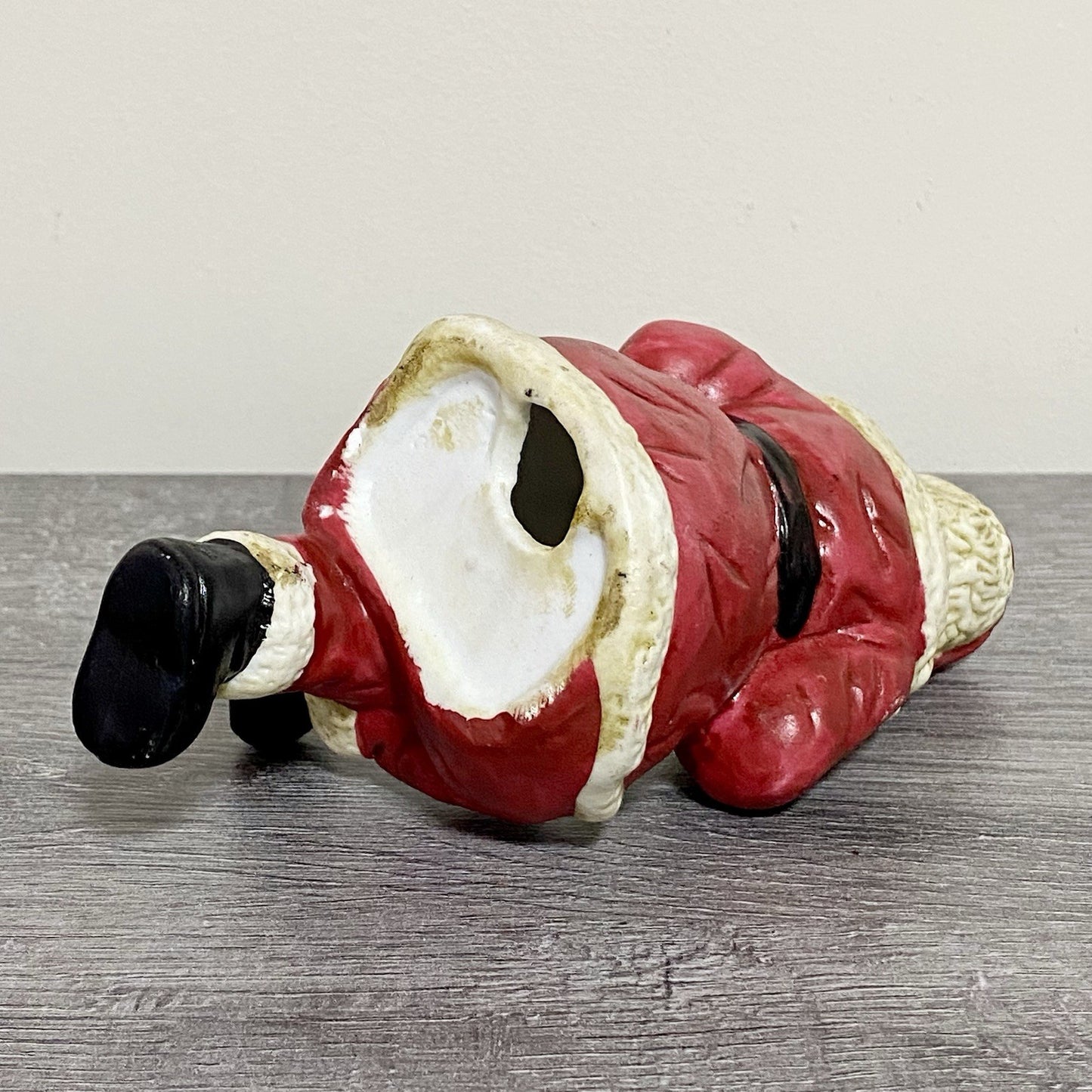 Vintage Santa Claus Christmas Tree Topper Xmas Seasonal Collectible Rare