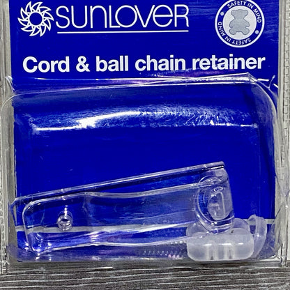 Sunlover Cord & Ball Chain Retainer Universal Safety Kit Set SBCCRK.ND Boxed