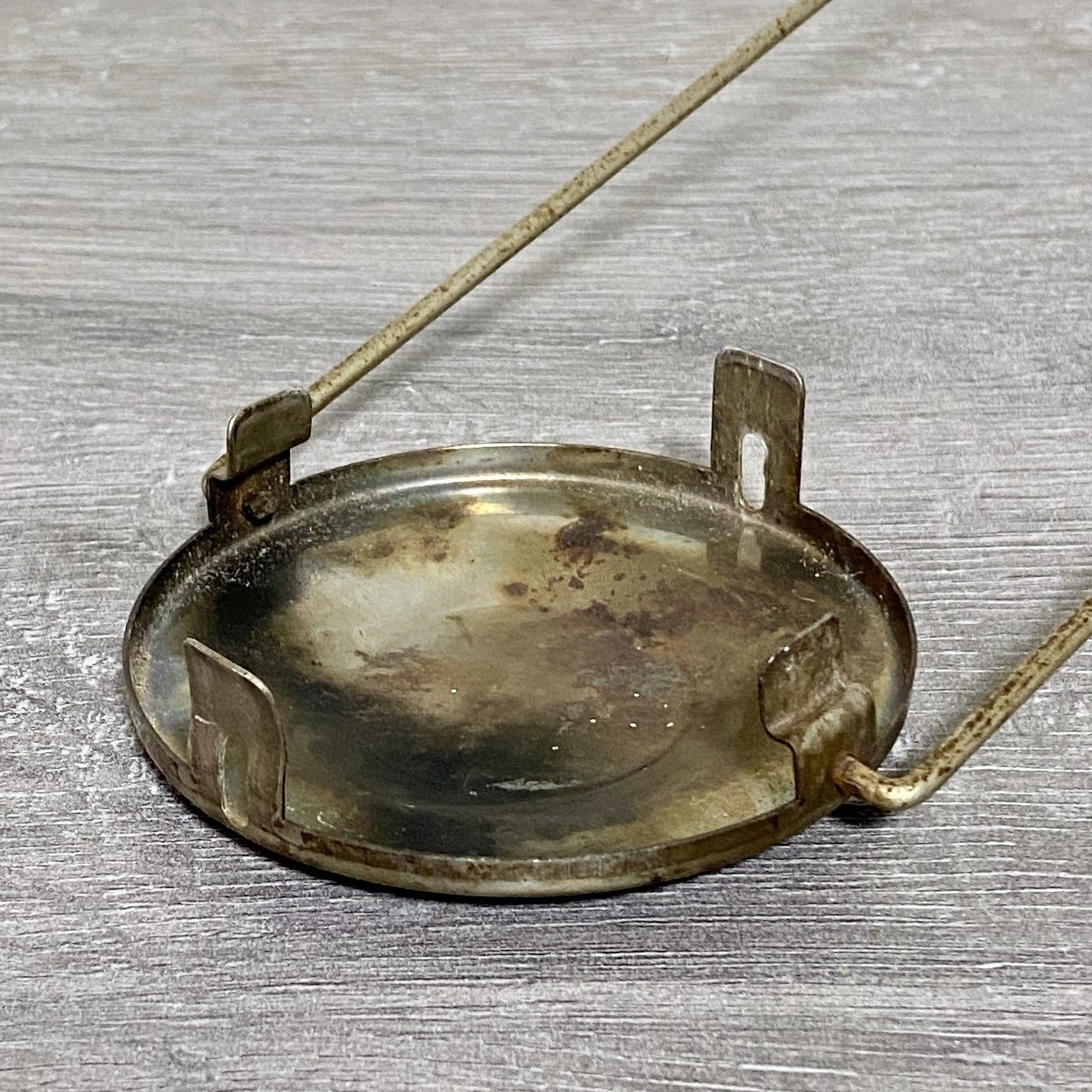 Vintage Campingaz Lid And Handle Part Component Gas Lamp Camping Travel Lantern