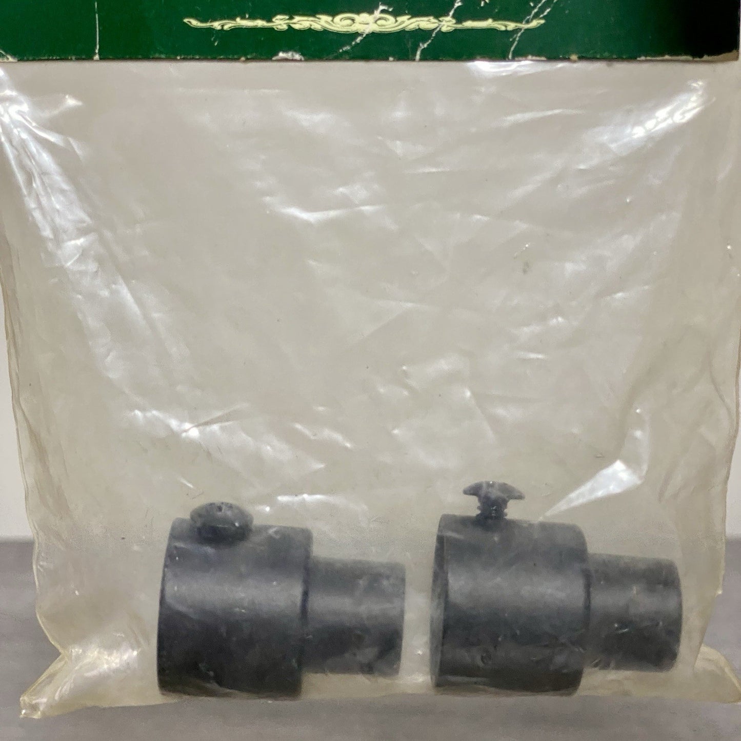 Vintage Kestrel Keltic Range Curtain Pole 16mm To 19mm Adapter Kit Black Rare