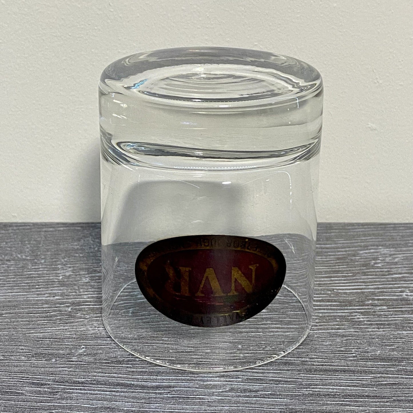 Nene Valley Railway NVR Drinking Juice Water Whisky Rocks Glass Train Theme Rare