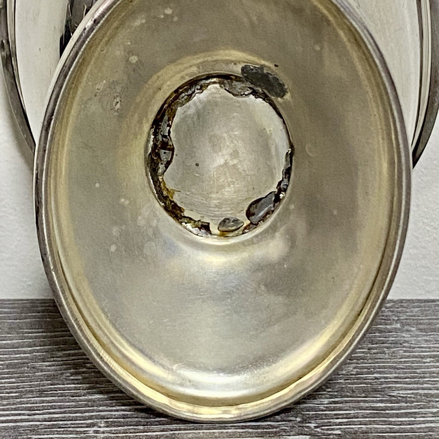 Vintage Silverplate Gravy Sauce Boat Retro Art Silver Plate Broken Handle Spares