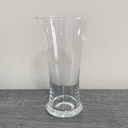 Single Beer Juice 6.5” Drinking Glass Flared V Shape Unmarked